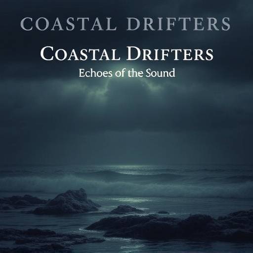 Album cover for 'Echoes of the Sound' by The Coastal Drifters.